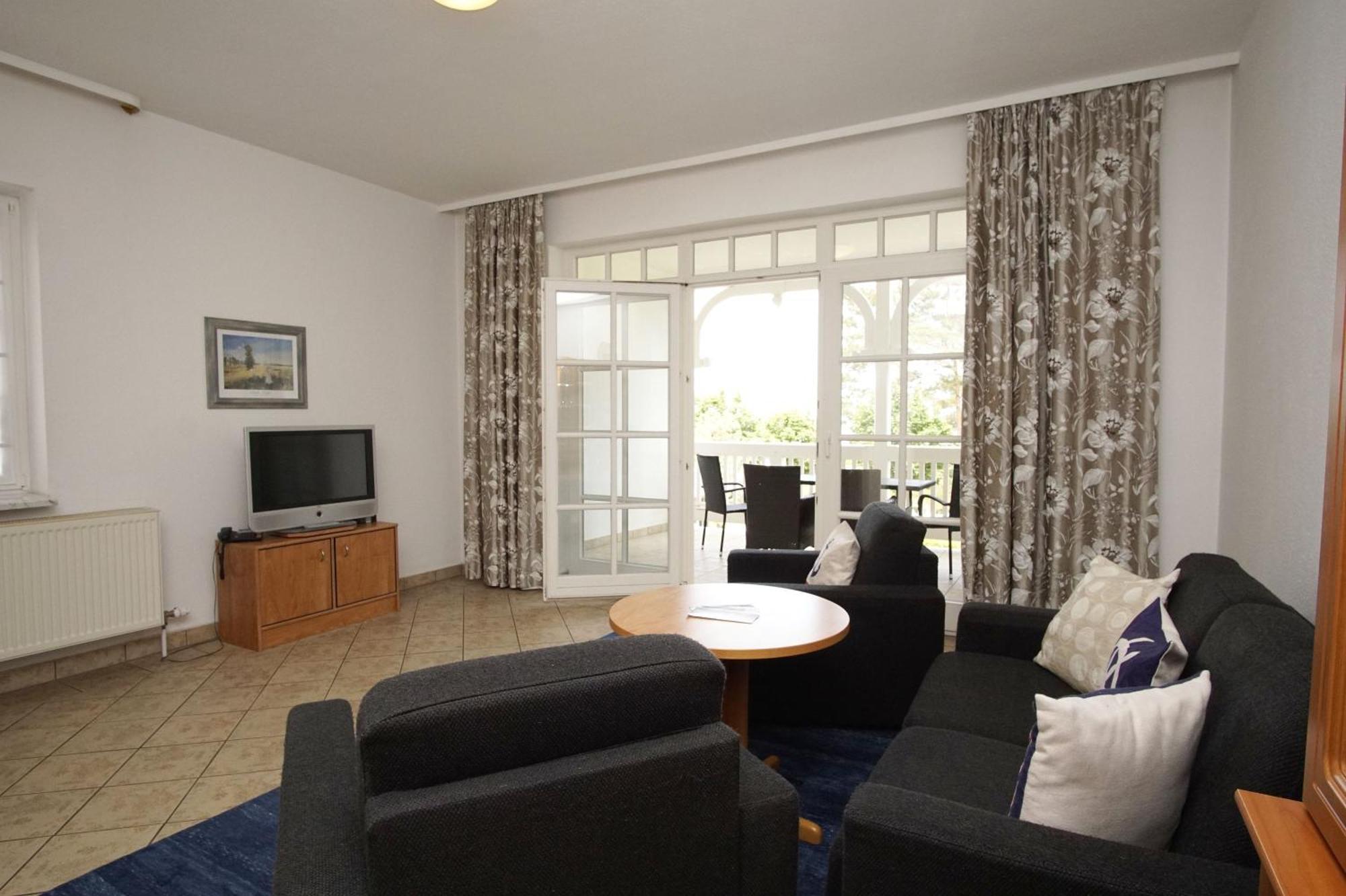 Aparthotel Ostsee Fewo 6 Balkon, Meerblick, Strand Binz Exterior photo